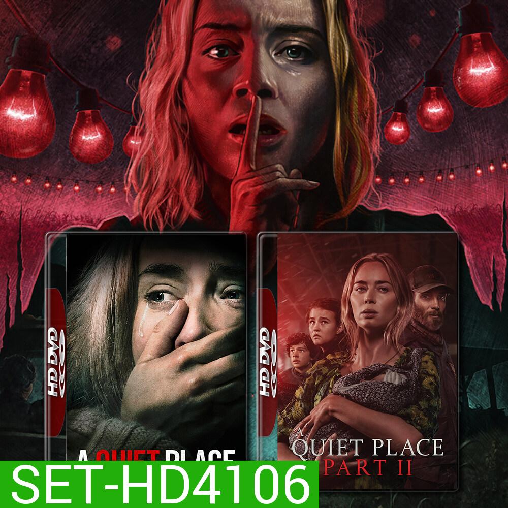 A Quiet Place Part 1-2 ดินแดนไร้เสียง 1-2 (2021) DVD หนังใหม่ มาสเตอร์ พากย์ไทย