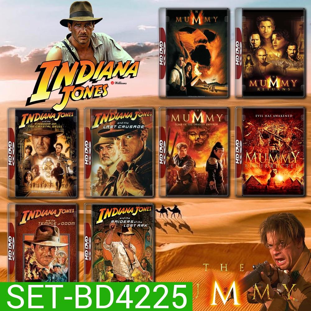 Indiana Jones ภาค 1-4 + Mummy ภาค 1-4 Bluray Master พากย์ไทย