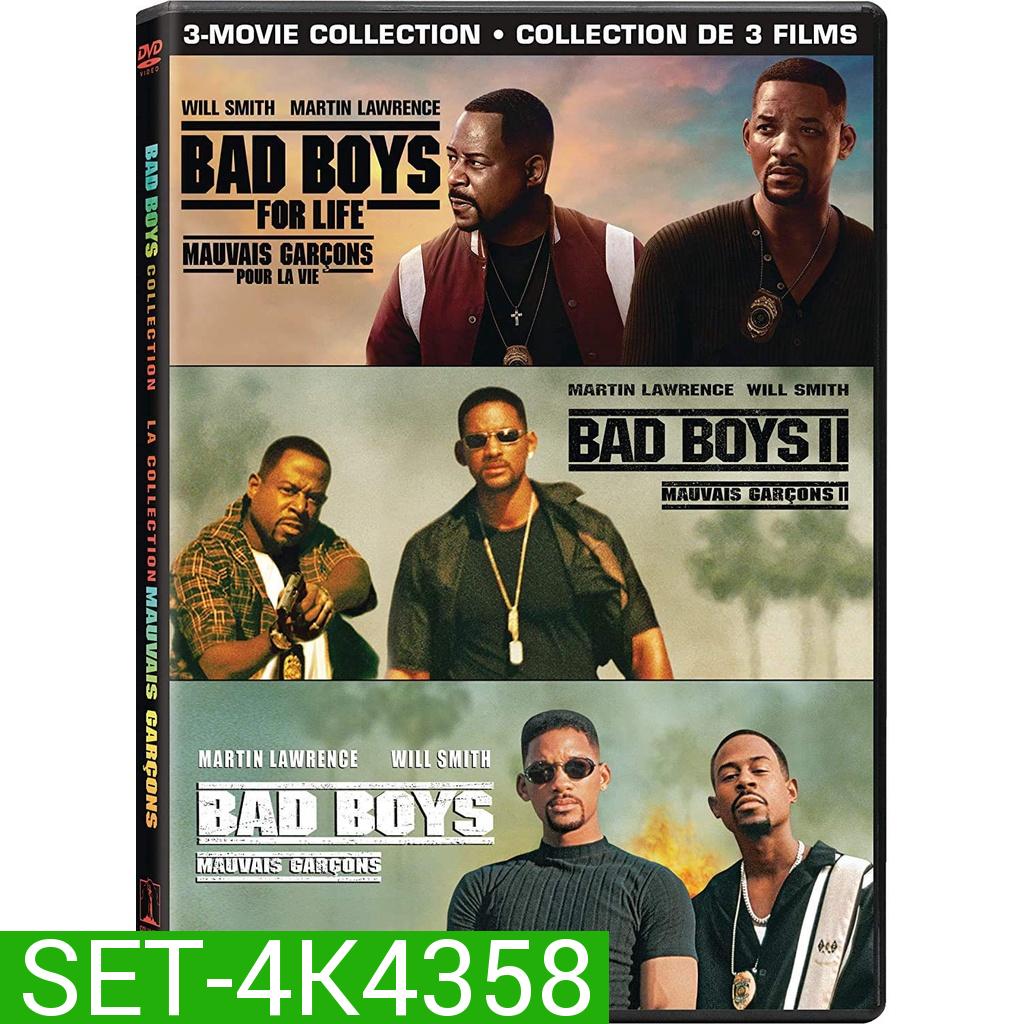 BAD BOYS แบดบอยส์ คู่หูขวางนรก ภาค 1-3 4K Master พากย์ไทย